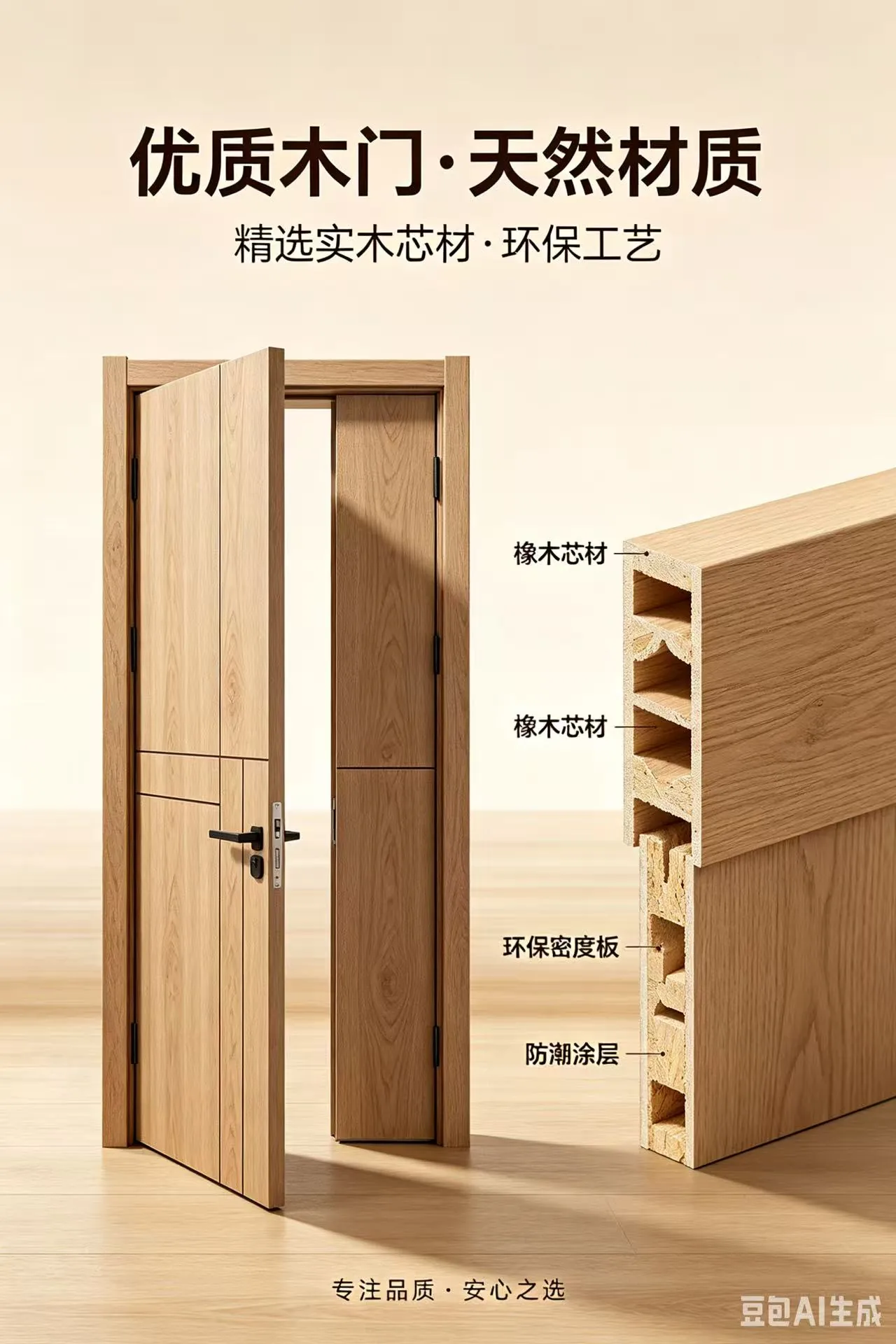Minimalist Wood Interior Doors 005