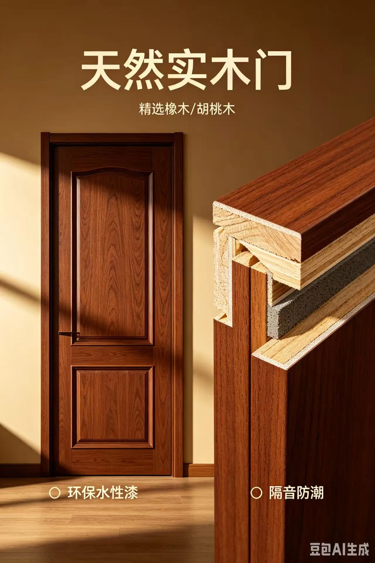 Natural Wood Interior Doors 001